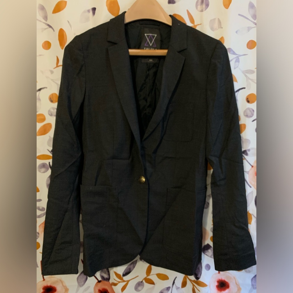 🔥5/$25 Talula Charcoal Blazer Sz 6